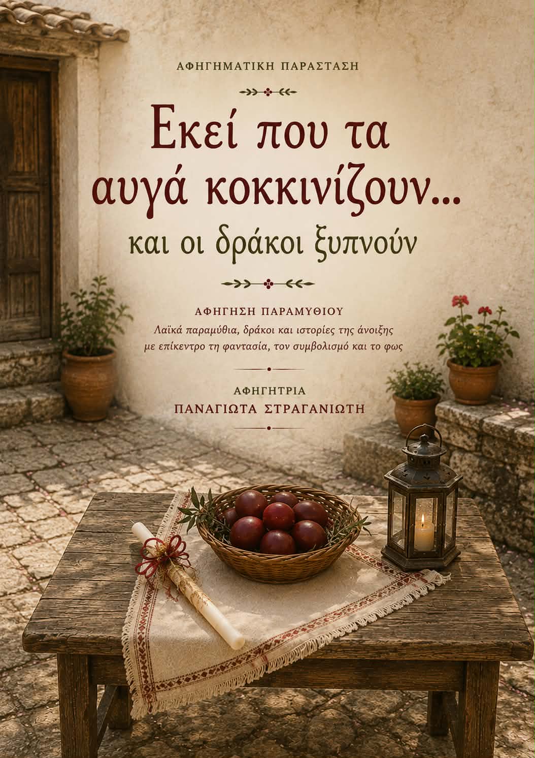 Φωτογραφία από το θεματικό πρόγραμμα «Εκεί που τα αυγά κοκκινίζουν… και οι δράκοι ξυπνούν»